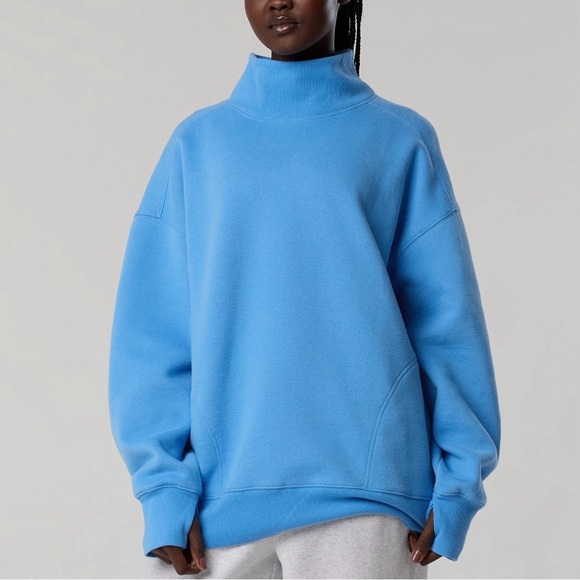aerie Tops - OFFLINE By Aerie Cloud Fleece Oversized Mockneck Sweatshirt